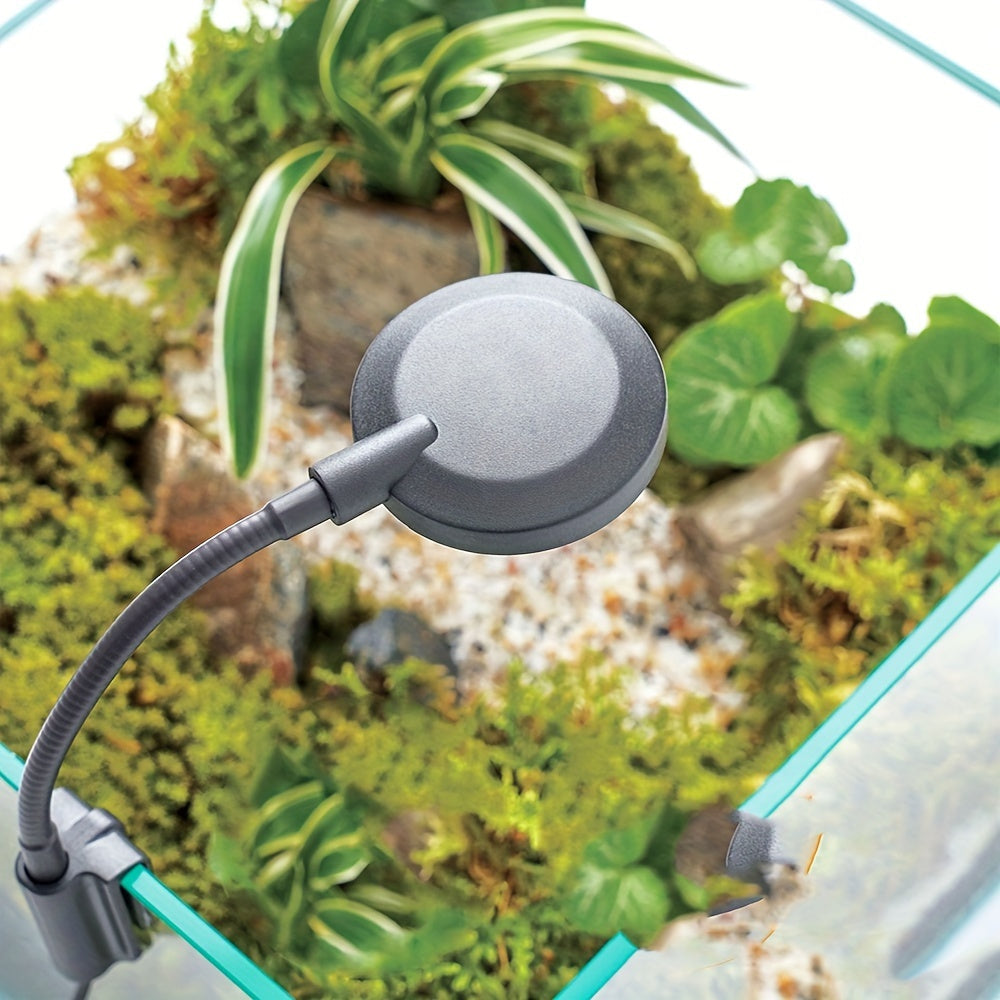 USB-Powered LED Aquarium Clip Light with Adjustable Hose for Fish Tanks