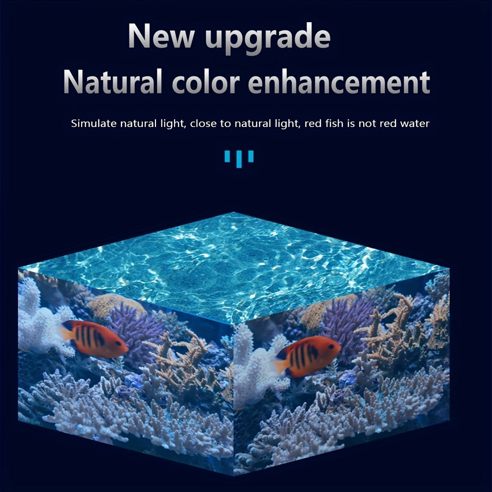 USB-Powered LED Aquarium Clip Light with Adjustable Hose for Fish Tanks