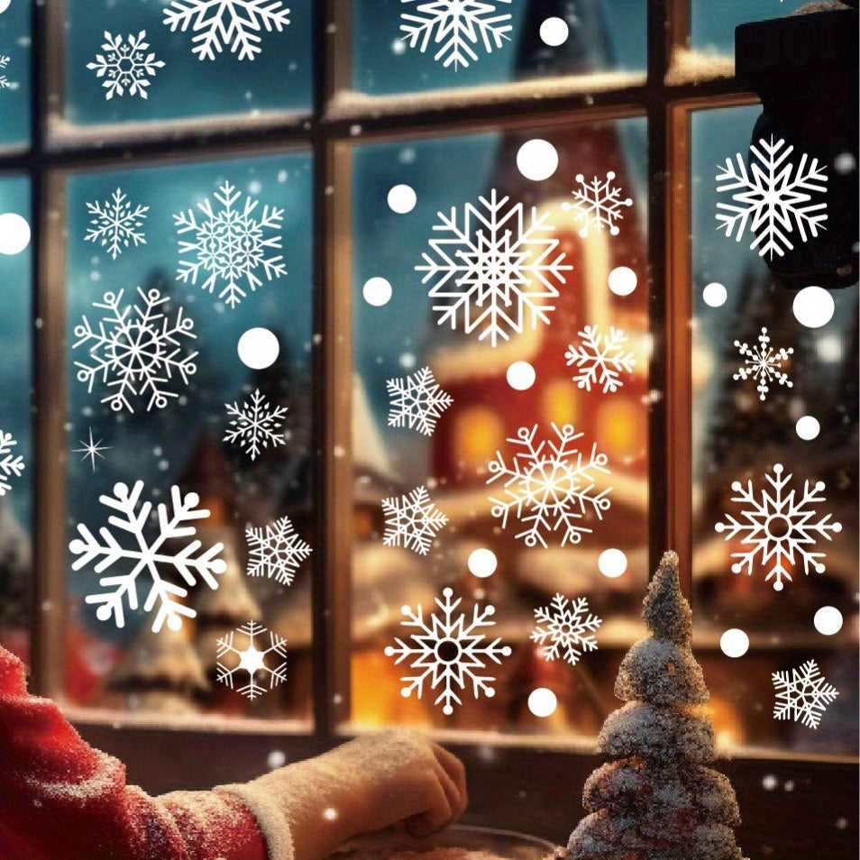 Juego de 6 pegatinas de hojas de arce de otoño para ventanas para Acción de Gracias y decoración de otoño