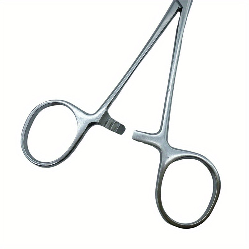 Stainless Steel Hemostatic Forceps Curved and Straight Tips with Ergonomic Handles