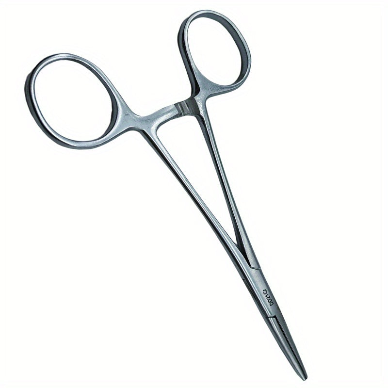 Stainless Steel Hemostatic Forceps Curved and Straight Tips with Ergonomic Handles