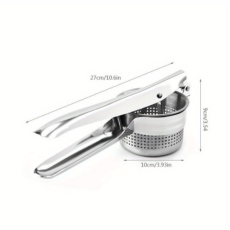 Stainless Steel Potato Masher Ricer Commercial Grade Food Press
