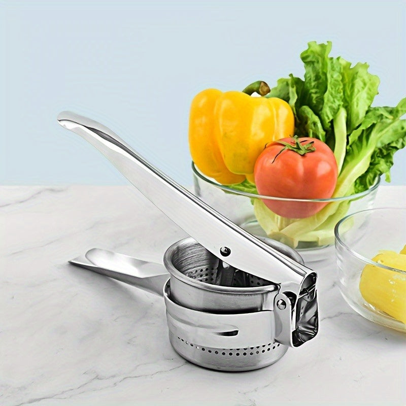 Stainless Steel Potato Masher Ricer Commercial Grade Food Press