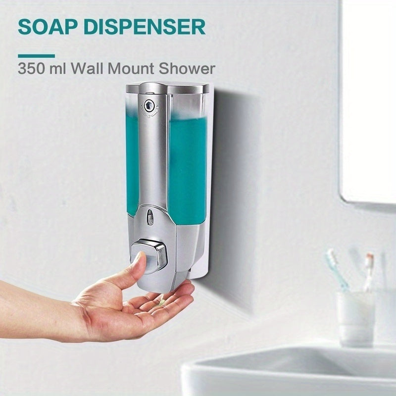 350ml Wall Mount Soap Dispenser for Bathroom Shower Liquid Dispenser