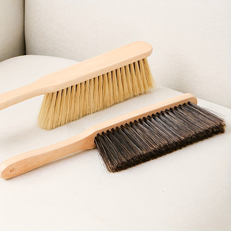 Bed Sweeping Brush with Handle Soft Bristles for Dust Removal Furniture Cleaning