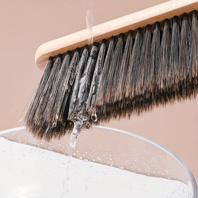 Bed Sweeping Brush with Handle Soft Bristles for Dust Removal Furniture Cleaning