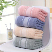 LattBy tomonidan yumshoq va singdiruvchi hammom sochiq - teriga yumshoq, tez quriydi, uyda foydalanish uchun - Ranglar: xaki, pushti, yashil, ko'k