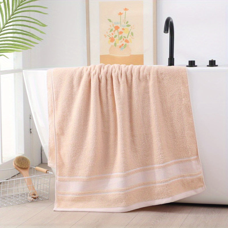 LattBy tomonidan yumshoq va singdiruvchi hammom sochiq - teriga yumshoq, tez quriydi, uyda foydalanish uchun - Ranglar: xaki, pushti, yashil, ko'k