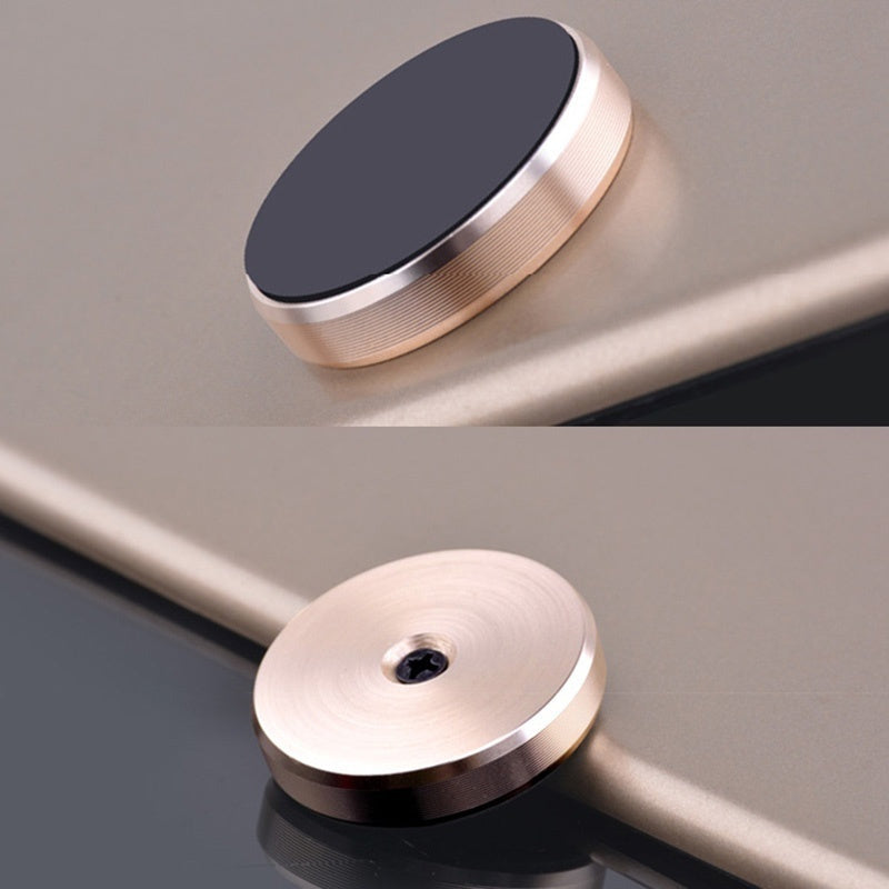 Universal Magnetic Car Phone Holder - Compact Phone Mount for GPS and Mobile Phones