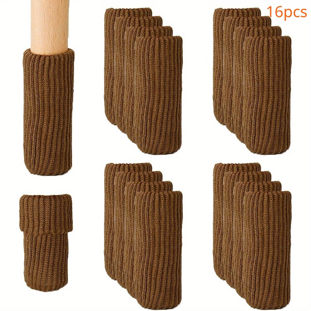 Chair Leg Socks Set of 16 24 or 40 High Elastic Knitted Floor Protectors