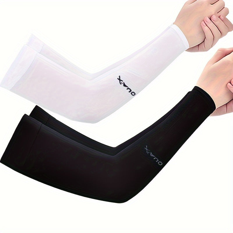 Unisex UV Protection Arm Sleeves Nylon Spandex Polyester for Cycling Camping Fishing