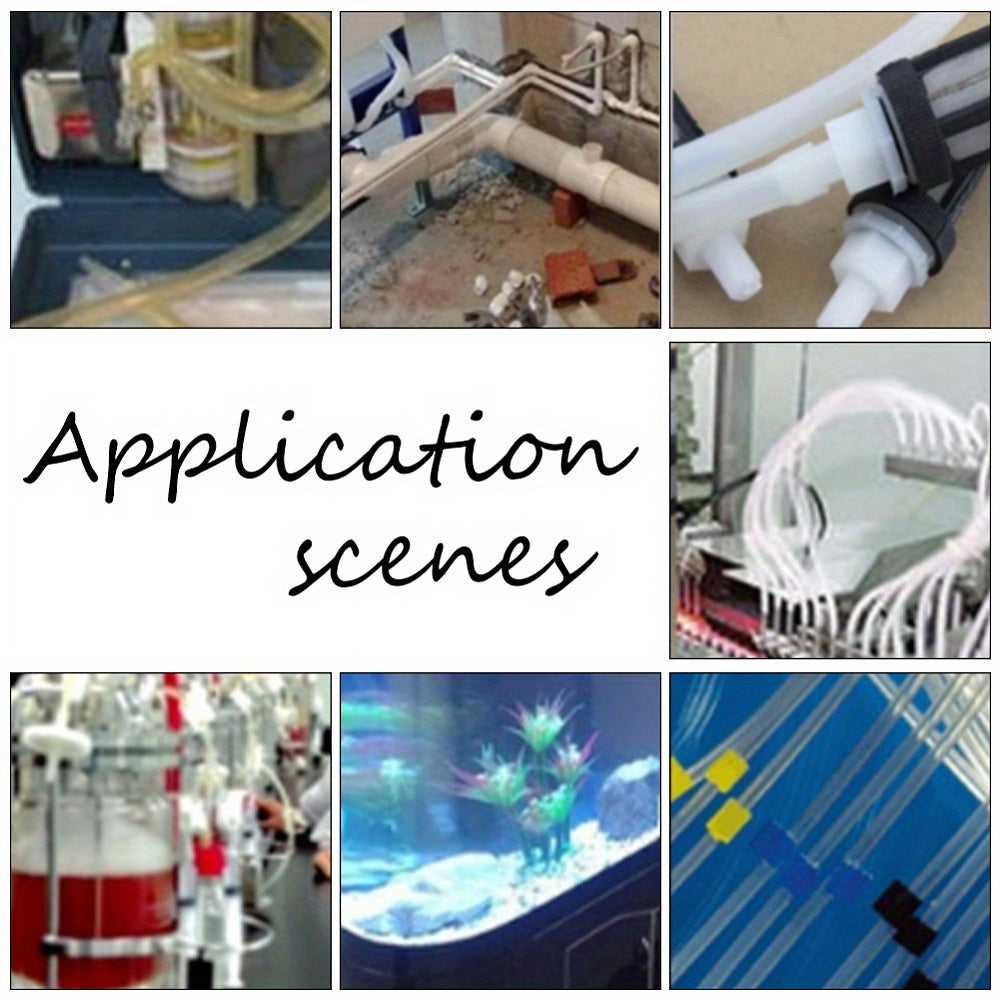 16.4 Feet Black Vacuum Hose with 5/32 Inch Silicone Tubing for Automotive and Pipeline