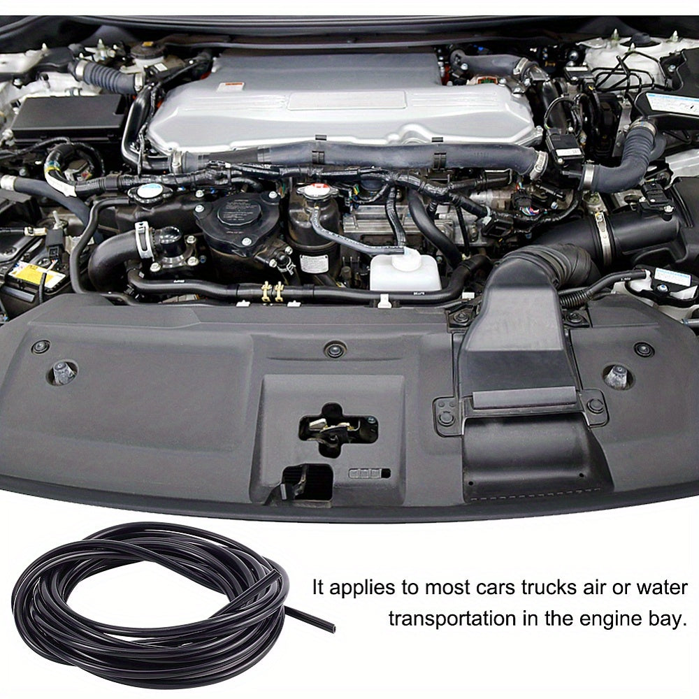 Black High Temperature Silicone Vacuum Tubing Hose 3/16 Inch Inner Diameter