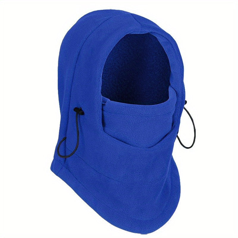 Waterproof Thermal Fleece Balaclava Hat Hooded Neck Warmer for Hiking and Outdoor Activities