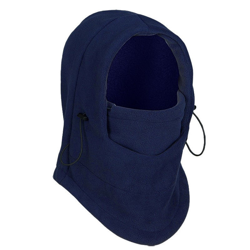Waterproof Thermal Fleece Balaclava Hat Hooded Neck Warmer for Hiking and Outdoor Activities