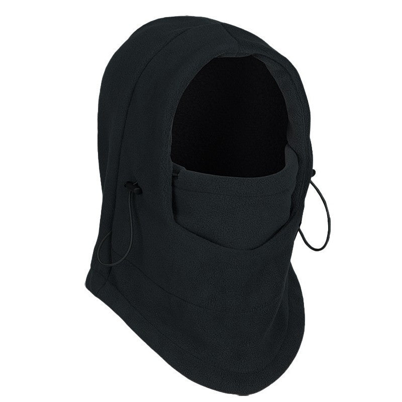 Waterproof Thermal Fleece Balaclava Hat Hooded Neck Warmer for Hiking and Outdoor Activities