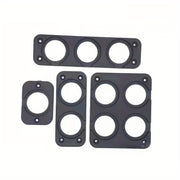 Car USB Charger with Voltmeter Panel Marine Cigarette Lighter Socket Mount