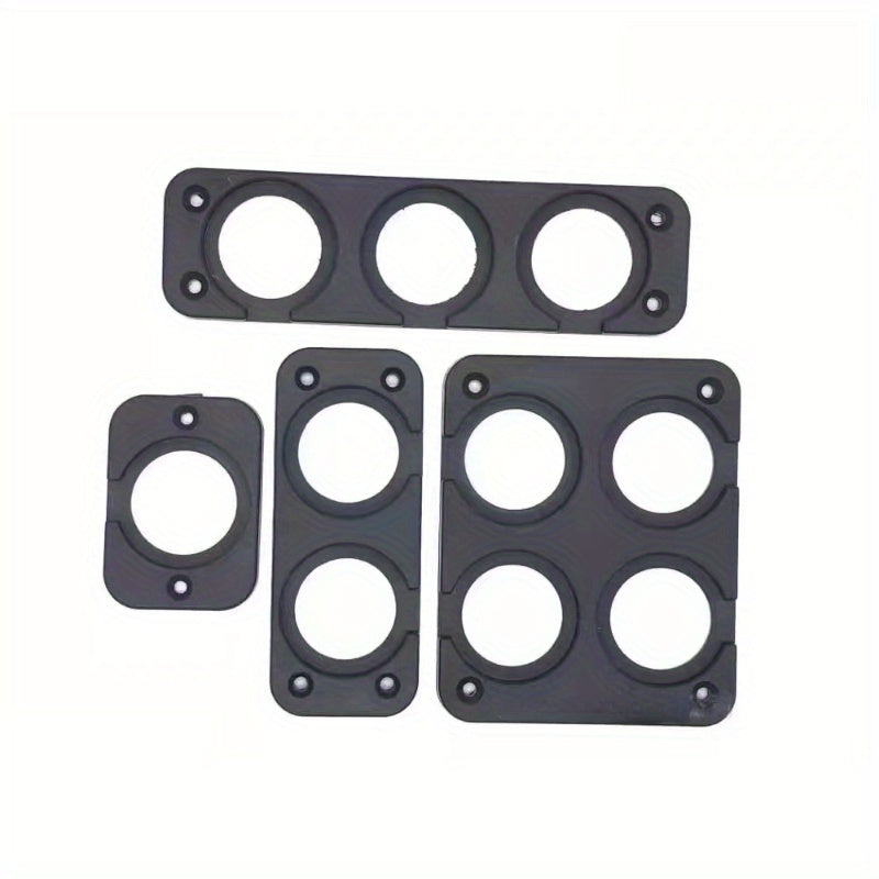 Car USB Charger with Voltmeter Panel Marine Cigarette Lighter Socket Mount