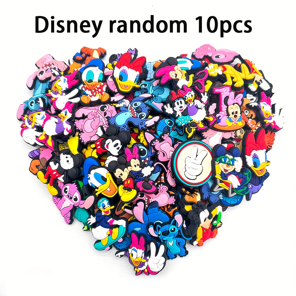 Kids Shoe Charms PVC Sandal Decoration 10 20 30 50 100pcs Random Collection