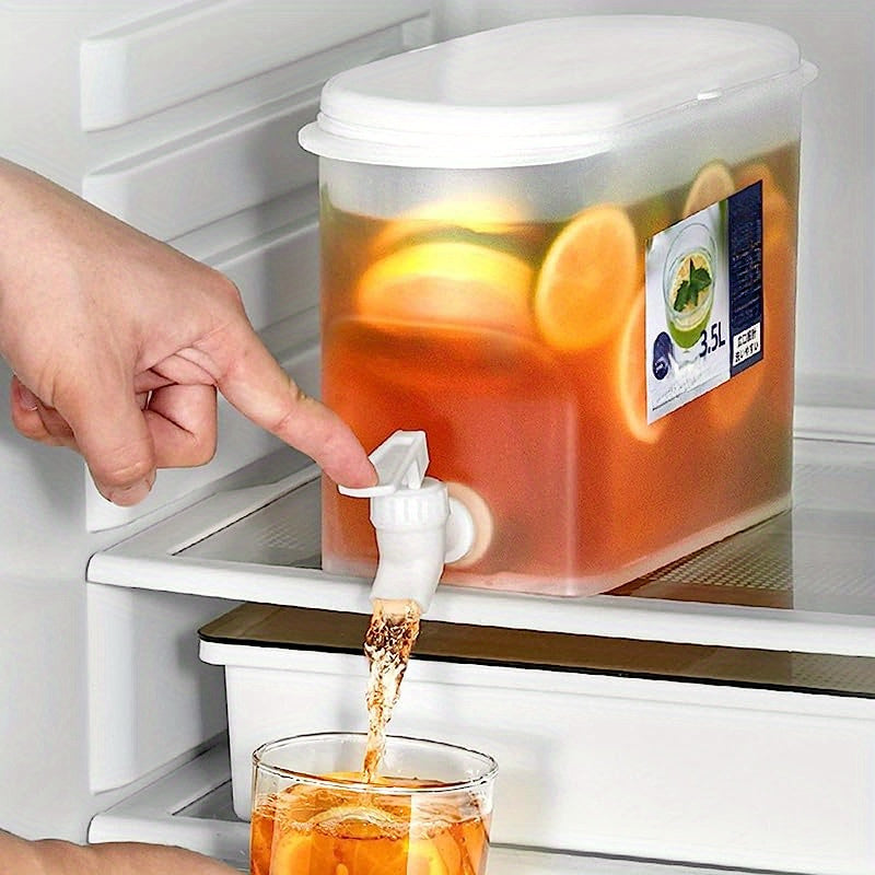 Durable Plastic Beverage Dispenser with Spigot for Iced Tea and Lemonade