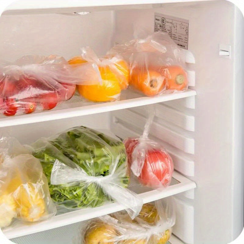 Leak-Proof Reusable Plastic Food Storage Bags for Produce and Kitchen Supplies