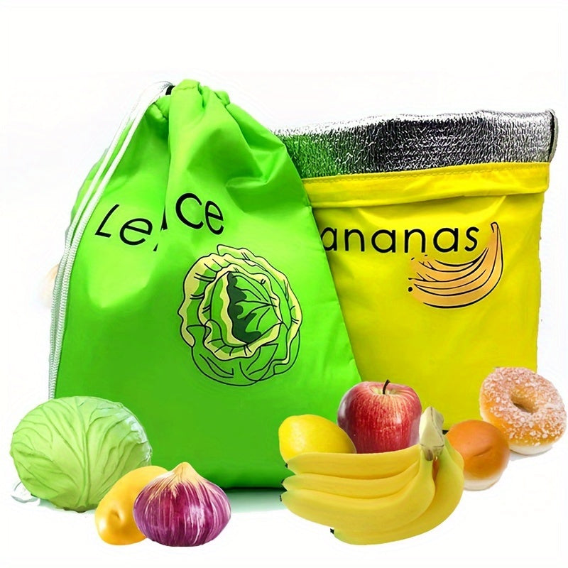 Ripening Bag for Bananas and Lettuce Durable Washable Food-Safe Kitchen Storage