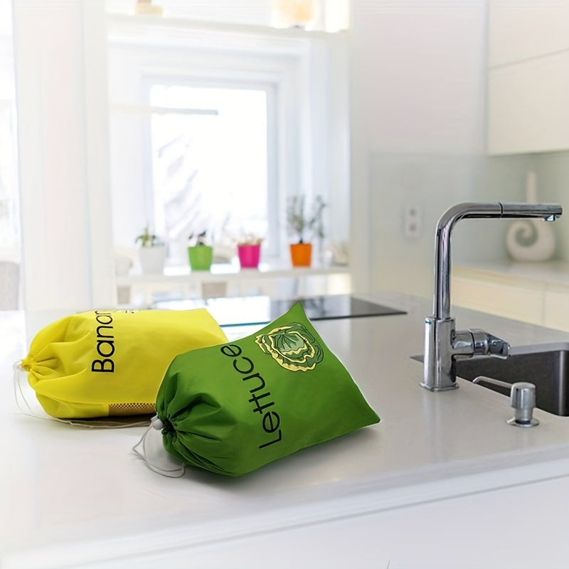 Ripening Bag for Bananas and Lettuce Durable Washable Food-Safe Kitchen Storage