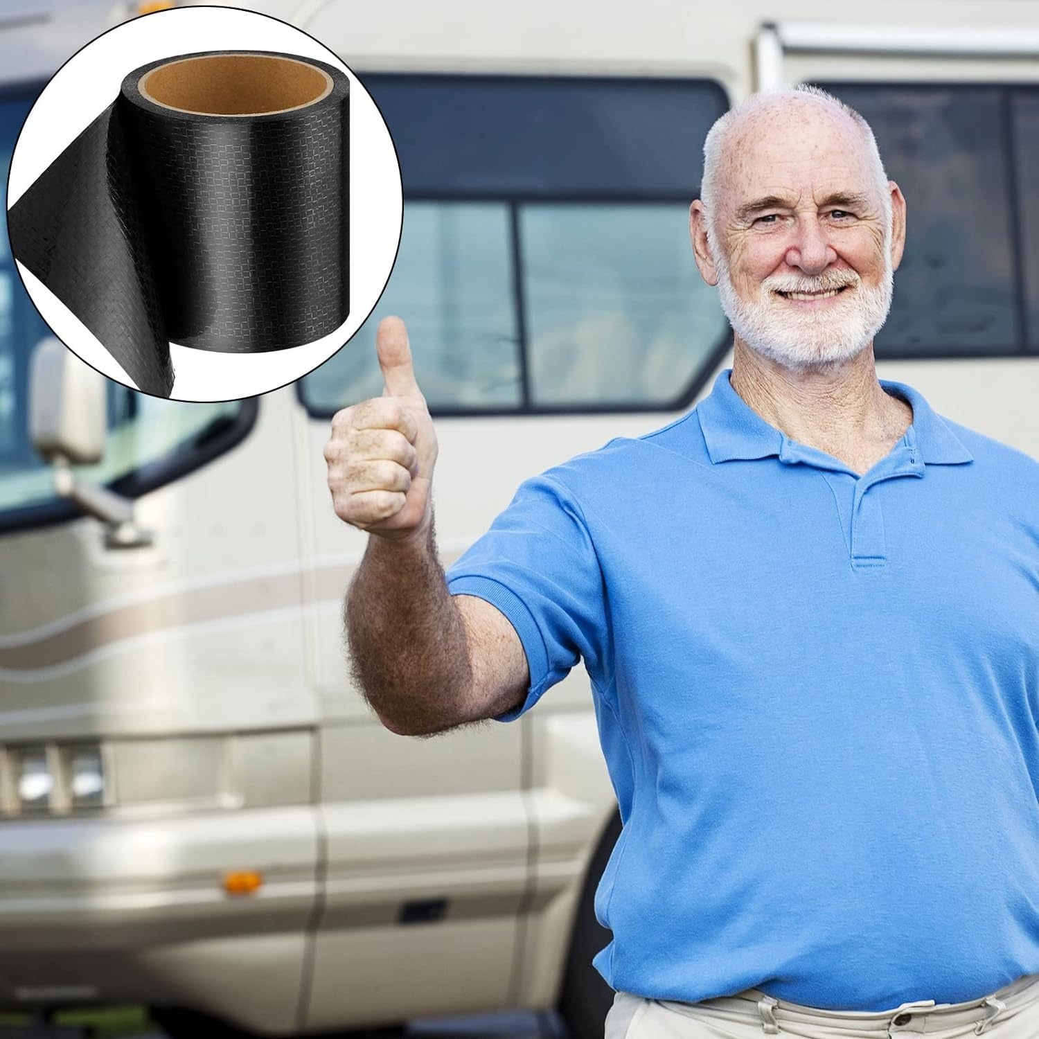 Cinta para la parte inferior del vehículo impermeable, sellador, parche de reparación, cinta de butilo gruesa