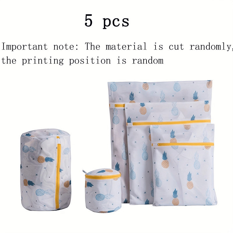 Juego de 5 bolsas de malla para ropa interior, sujetadores, calcetines y organización de viaje