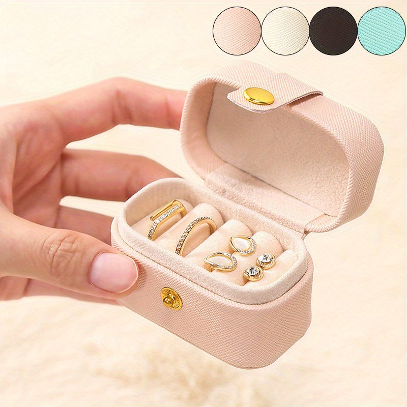 Мини-органайзер для путешествий с украшениями для колец, серег, ожерелий, браслетов, подарок