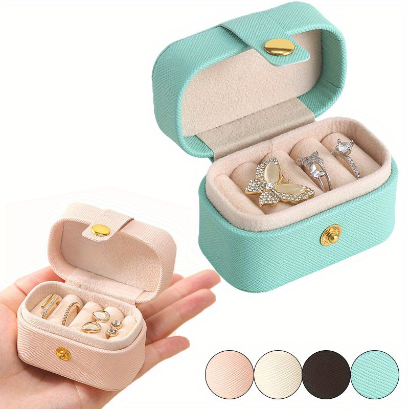 Мини-органайзер для путешествий с украшениями для колец, серег, ожерелий, браслетов, подарок
