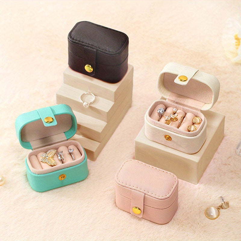 Мини-органайзер для путешествий с украшениями для колец, серег, ожерелий, браслетов, подарок