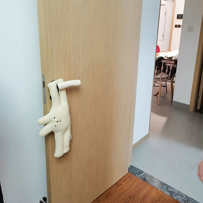 Stretchable Door Stopper Guard for Preventing Door Slamming and Finger Injuries