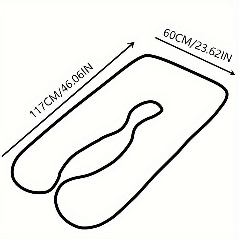 Homiladorlik yostiq to'plami 1 dona U-shaklidagi yostiqni o'z ichiga oladi, u olib tashlanadigan va yuviladigan qopqoq bilan birga keladi. Ushbu katta yostiq bel yostig'i sifatida ham ishlatilishi mumkin.