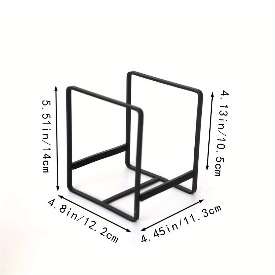 Soporte de plato de acero inoxidable para desagüe, ahorra espacio, escurridor para platos y tapas