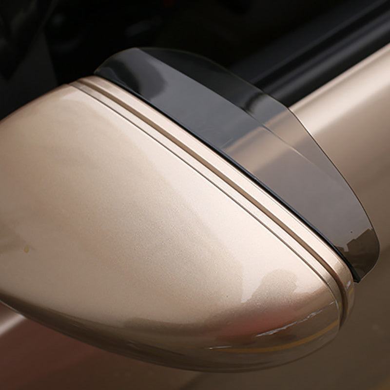 2Pcs Car Rearview Mirror Rain Guards Durable PVC Rain Protection Easy to Install