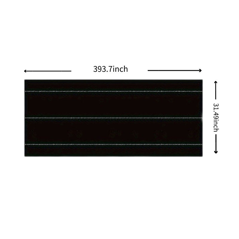 Black Plastic Garden Weed Barrier Mulch Roll 59.99cm-149.99cm Wide 10m Long