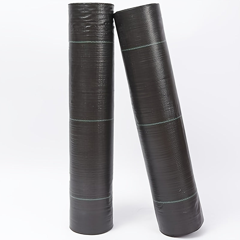 Black Plastic Garden Weed Barrier Mulch Roll 59.99cm-149.99cm Wide 10m Long