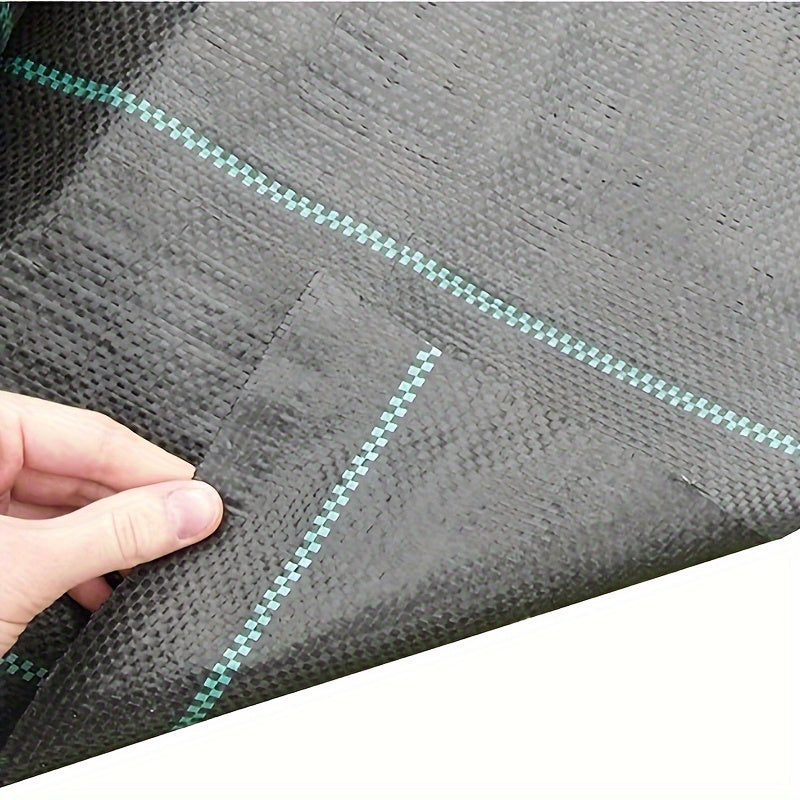 Black Plastic Garden Weed Barrier Mulch Roll 59.99cm-149.99cm Wide 10m Long