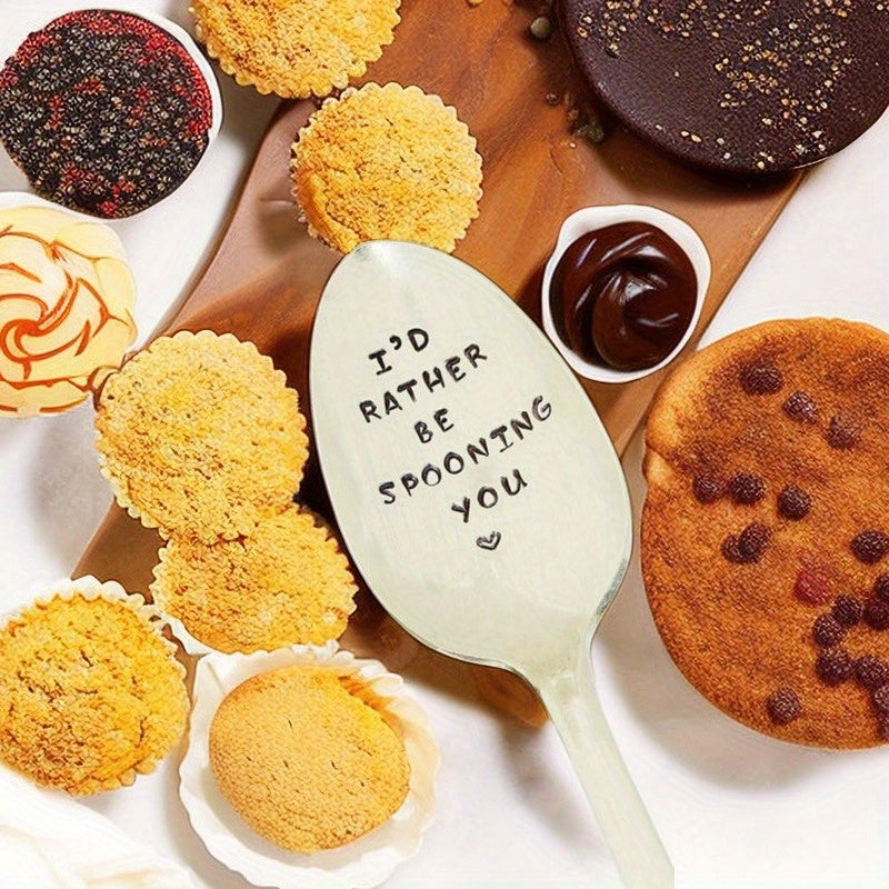 Personalized Stainless Steel Spoon Gift for Christmas Halloween Thanksgiving Anniversary Valentine