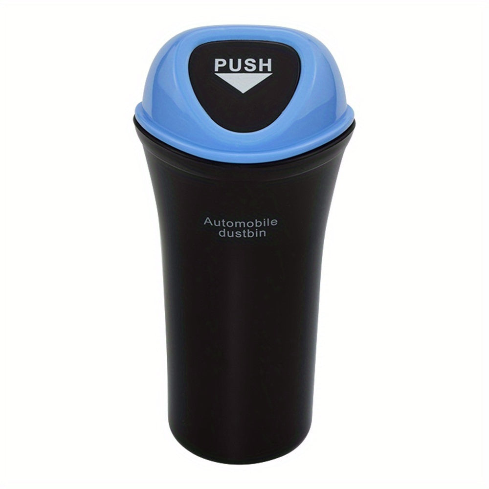 Car Interior Storage Trash Can Organizer for Car Cup Holder Black