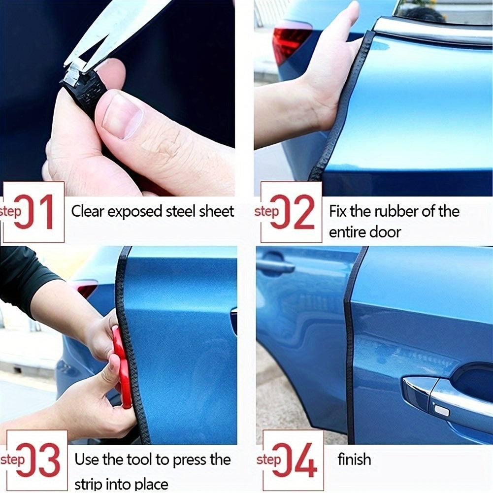 Car Door Edge Protector Trunk Anti-Collision Rubber Strip Dust Seal
