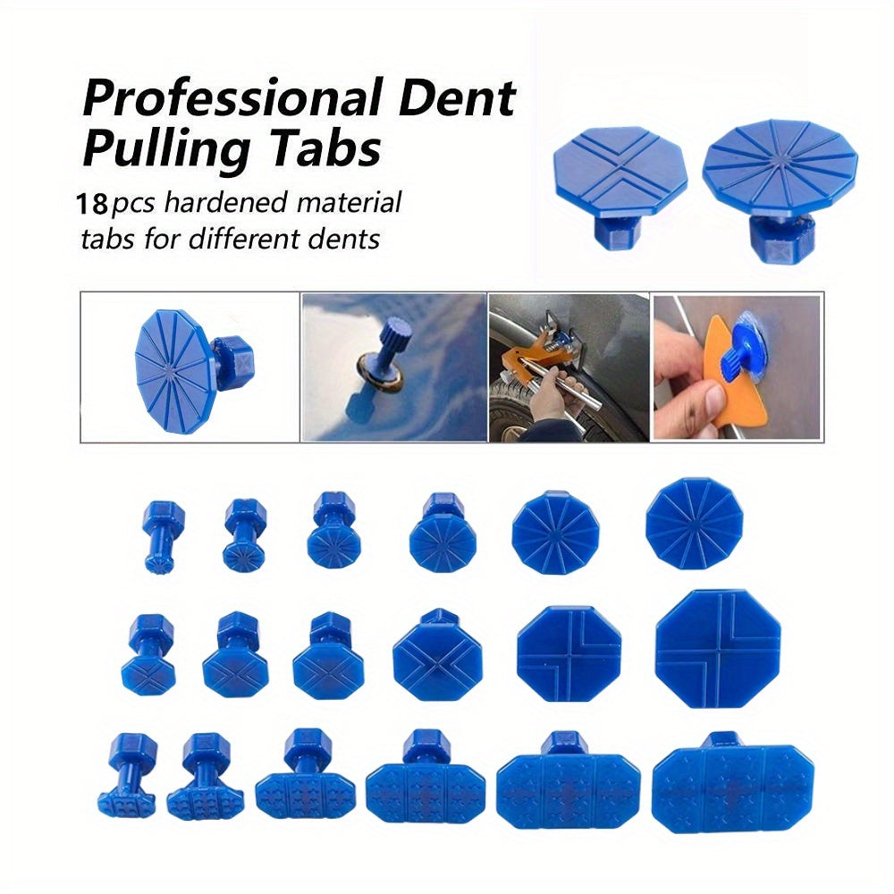 120pcs Car Paintless Dent Repair Glue Pull Tabs Set Body Dent Removal Tools