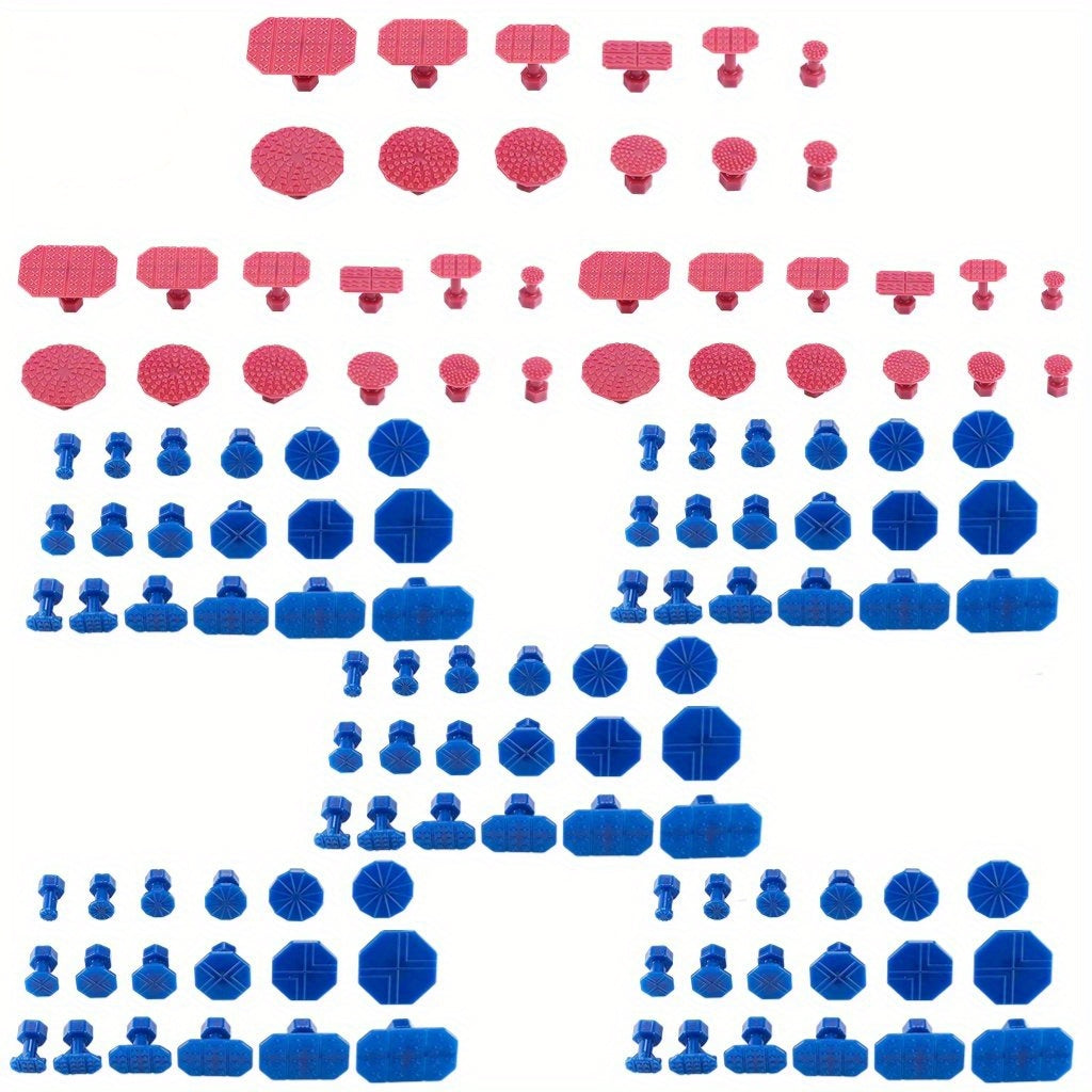 120pcs Car Paintless Dent Repair Glue Pull Tabs Set Body Dent Removal Tools