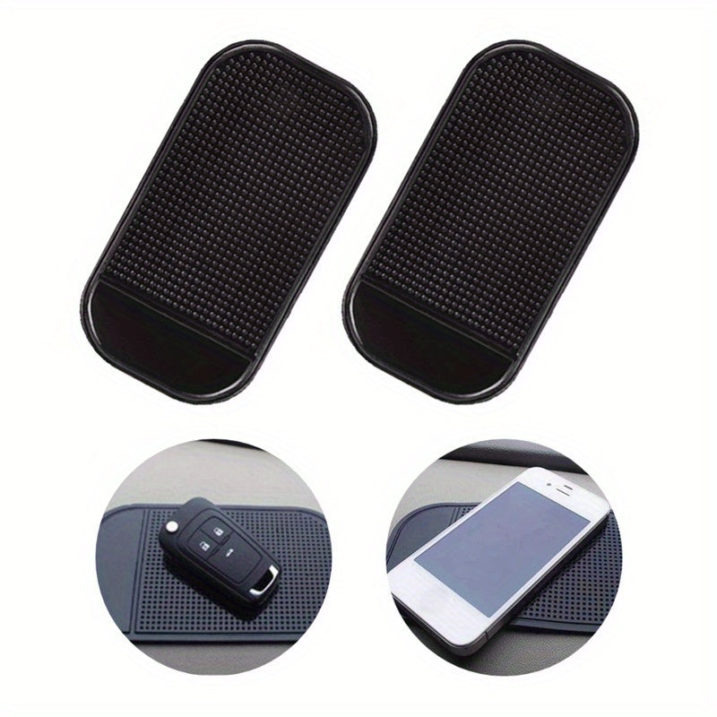 2PCS Silicone Anti-slip Mat for Car Dashboard Phone Sunglasses Keys
