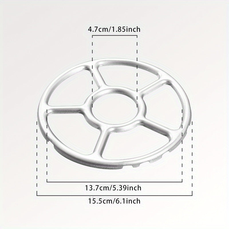 Round Cast Iron Gas Stove Support Rack Non-Slip Floor Shelf for Milk Pots