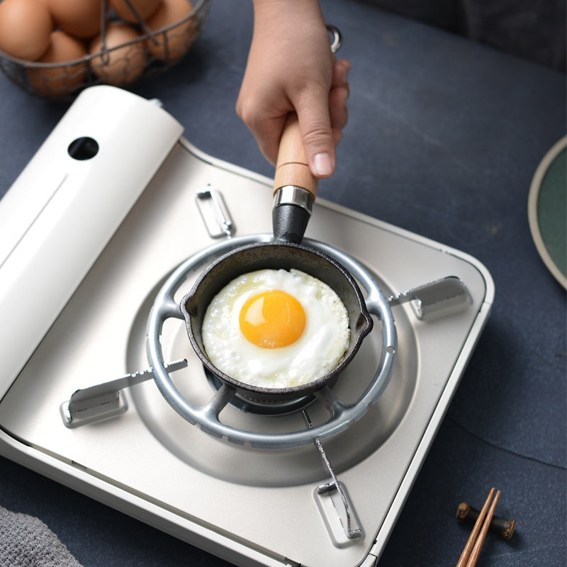 Round Cast Iron Gas Stove Support Rack Non-Slip Floor Shelf for Milk Pots