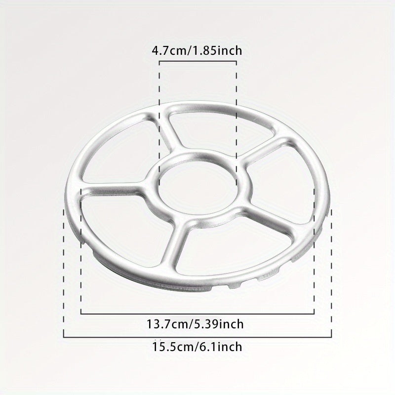 Round Cast Iron Gas Stove Support Rack Non-Slip Floor Shelf for Milk Pots
