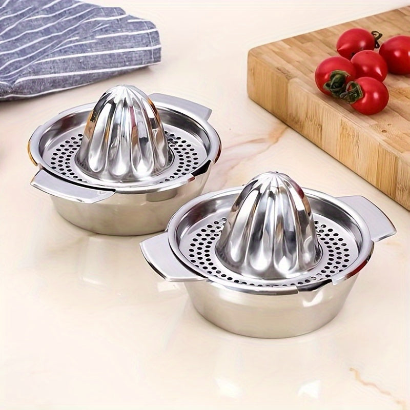 Stainless Steel Lemon Squeezer Juicer with Bowl for Oranges Lemons
