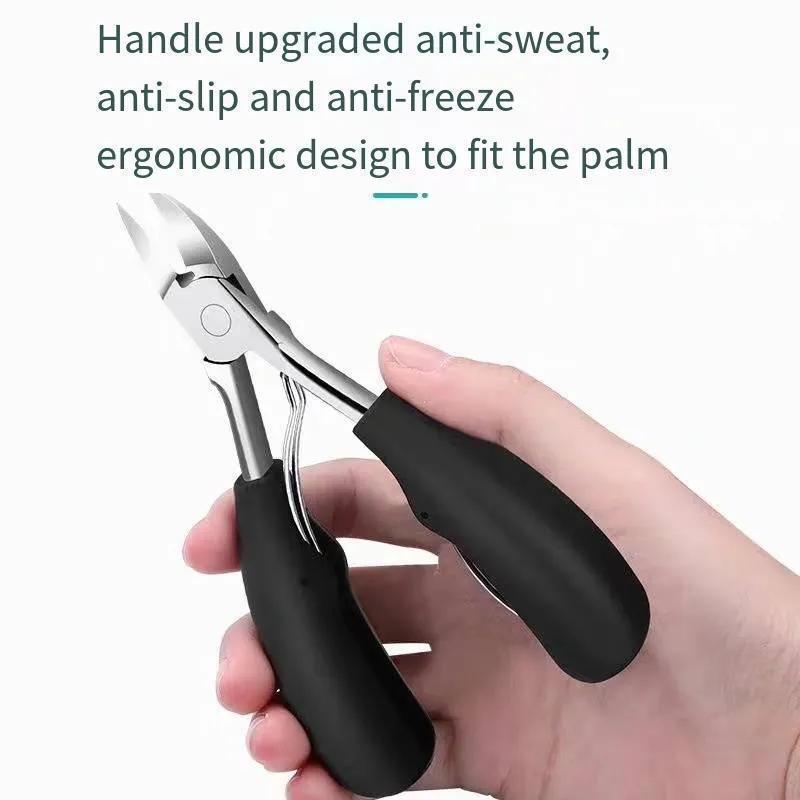 Nail Clippers for Thick and Ingrown Toenails with Dead Skin Remover Alloy Steel Classic